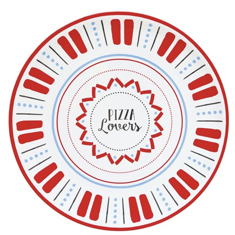 Easy Life Pizza Lovers plitki tanjur za pizzu