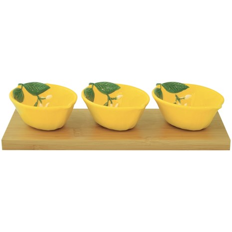Easy Life Fleurs et Citrons 4u1 apetizer set