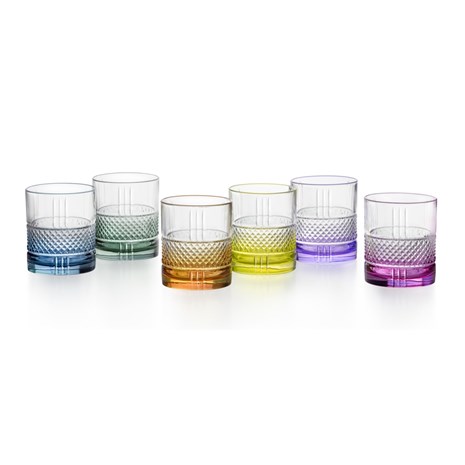 RCR Cristalleria Italiana Brillante 6u1 set univerzalnih niskih čaša