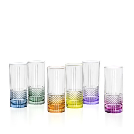 RCR Cristalleria Italiana Brillante 6u1 set univerzalnih visokih čaša