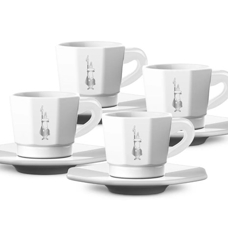 Bialetti Perfetto Moka 4u1 set espresso šalica